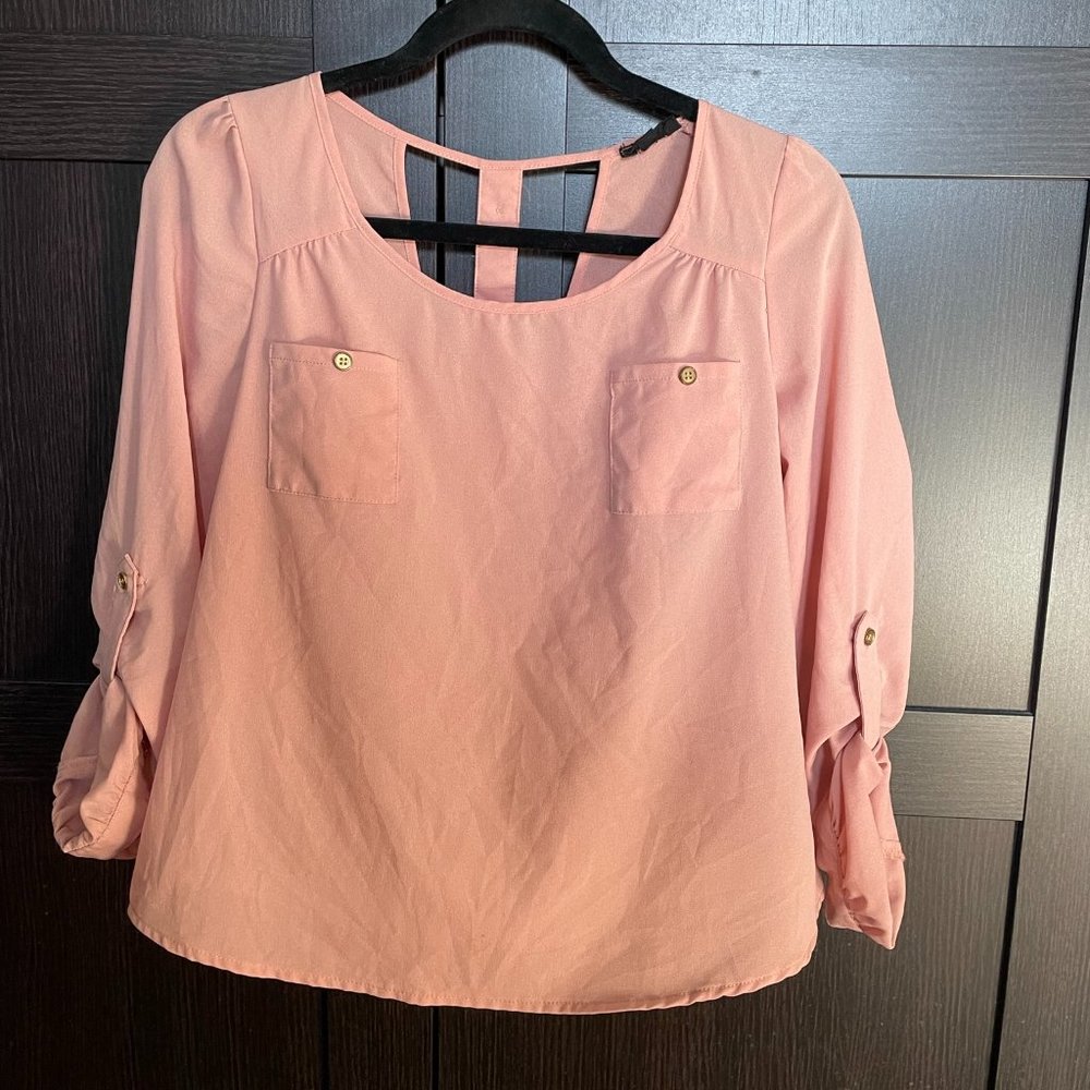 Peach Women's Blouse, Size Small